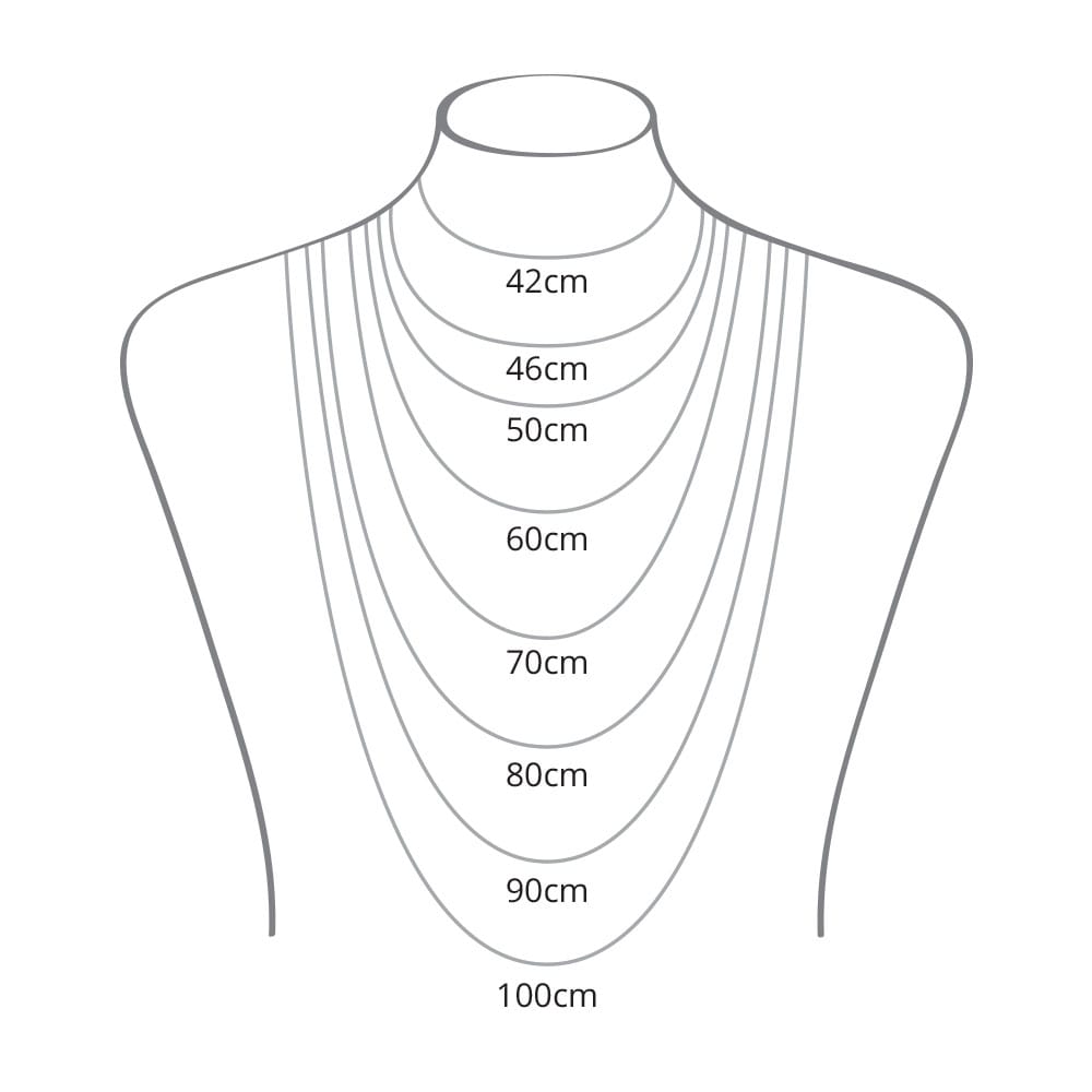 necklace size chart