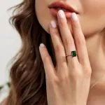 3ct solitaire emerald ring