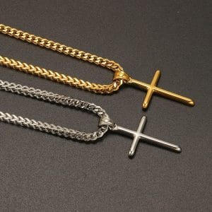 Cross and Chain For Men Women