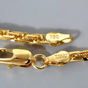 18ct Necklace for Men and women