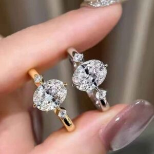 2ct Moissanite Diamond Ring