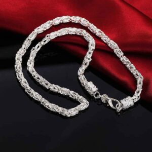 Sterling silver Necklace For Men Woman