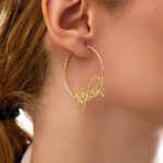 Customise Hoop Earrings For Women