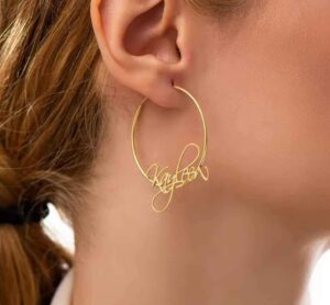 Customise Hoop Earrings For Women