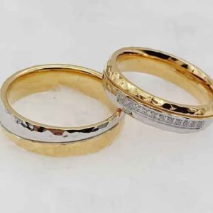 2 Tone Ring For Couple