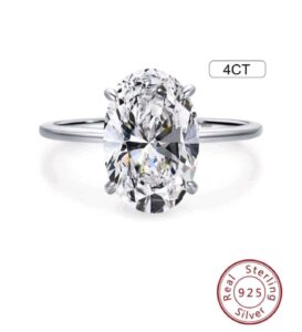 4ct Natural Zircon Ring