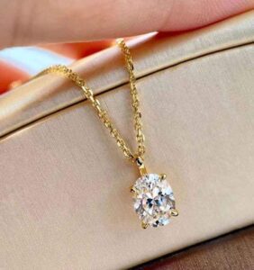 Moissanite Necklace for women