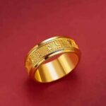24k Real solid gold Ring for men and women
