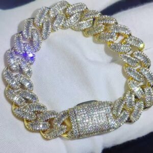 15mm iced out Bracelet for men and women
