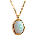 Natural Opal Necklace GF