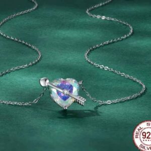 Swarovski rainbow crystal Pendant necklace