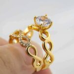 2pc Real 24k Gold Filled Ring Set