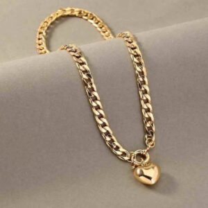 18carat gold filled necklace and pendant