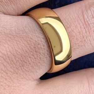 8mm wide ring for Men Woman