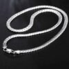 Solid 925 Sterling Silver Necklace