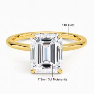 14k Solid Gold Diamond Ring
