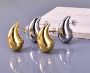 Drop shape Earings and necklace set