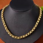 750 Italy stamped necklaces