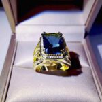 925 Silver Natural Sapphire Ring