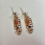 Luxury Multicolor Crystal Drop Earrings
