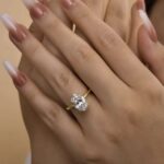 1–3CT Moissanite Ring 925 Sterling Silver